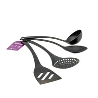 Basic Spatula Turner San Black 32 CM 4 Pcs