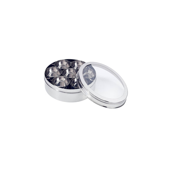 Masala Stainless Steel Dabba See Through 12