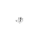 Stainless Steel Ghee Pot With Lid Silver 8 CM 2 Pcs