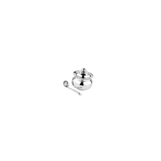 Basic Stainless Steel Ghee Pot Amul 2 8 x 8 x 8.4 cm