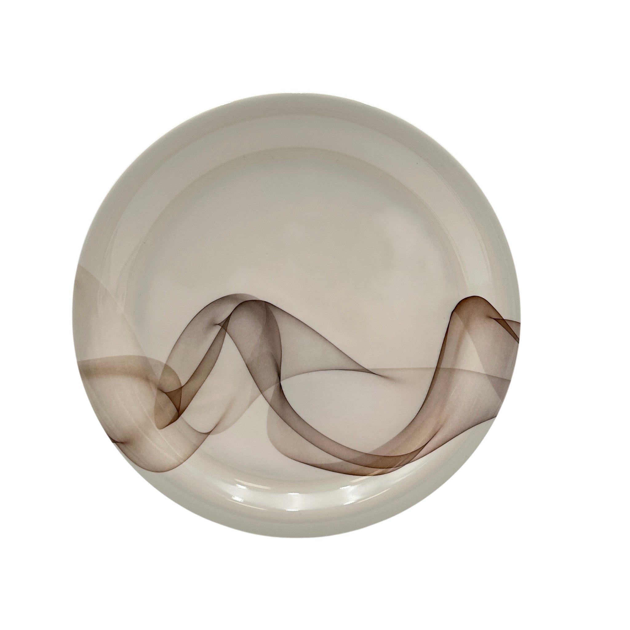 Wave Melamine Casa Dinner Plate Beige 25.5 CM 1 Pcs