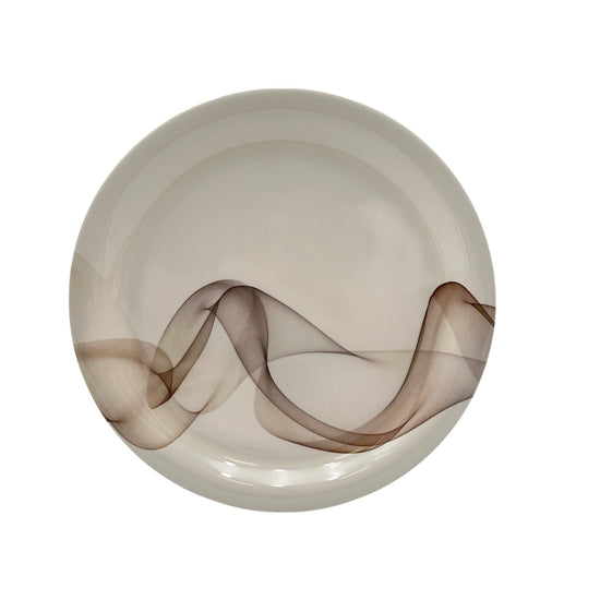 Wave Melamine Casa Dinner Plate 25.5 cm Beige
