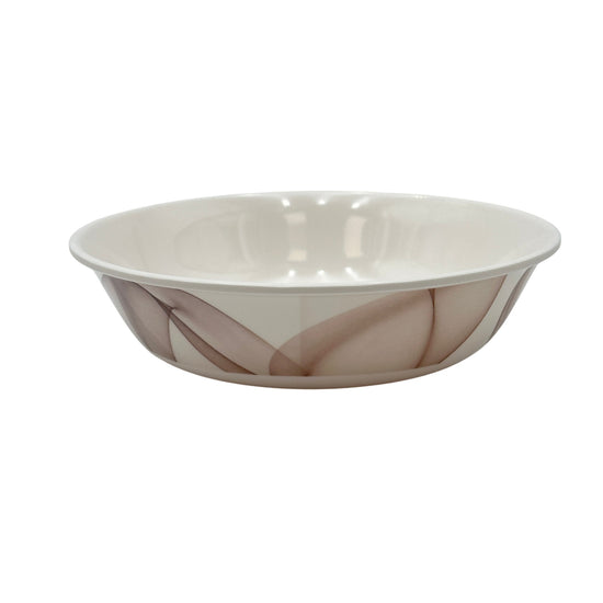 Wave Melamine Casa Serving Bowl 19 cm Beige