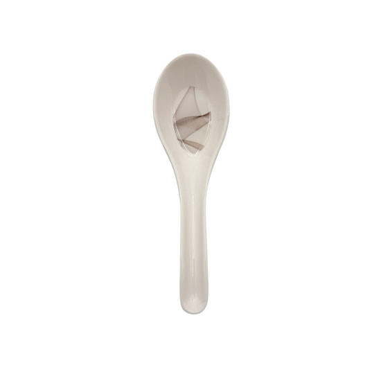 Wave Melamine Soup Spoon 13.5 cm Beige