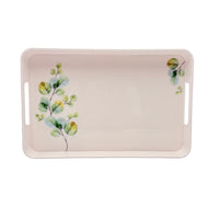Rio Leaf Melamine Tray Small Green 34x22 CM 1 Pcs