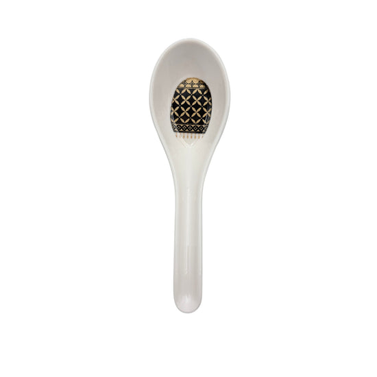 Heera Melamine Soup Spoon 13.5 cm Gold