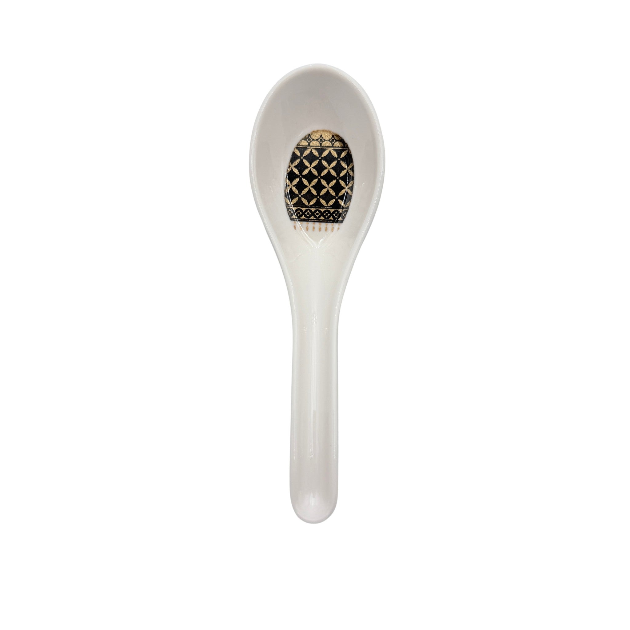 Heera Melamine Soup Spoon Gold 13.5 CM 1 Pcs