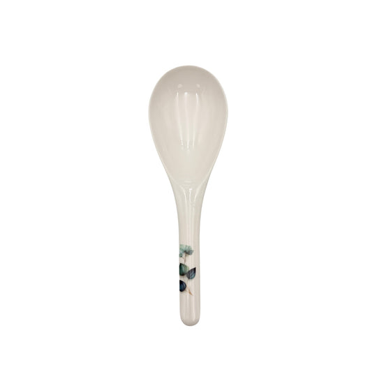 Liva Leaf Melamine Serving Spoon 21 cm Blue