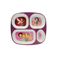 Dinewell Kids Rectangle Plate Fairy Princess