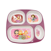 Dinewell Kids Rectangle Plate Fairy Princess