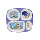 Dinewell Kids Rectangle Plate Study Time