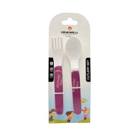 Dinewell Kids Spoon and Fork Set Spoon Fairy Princess