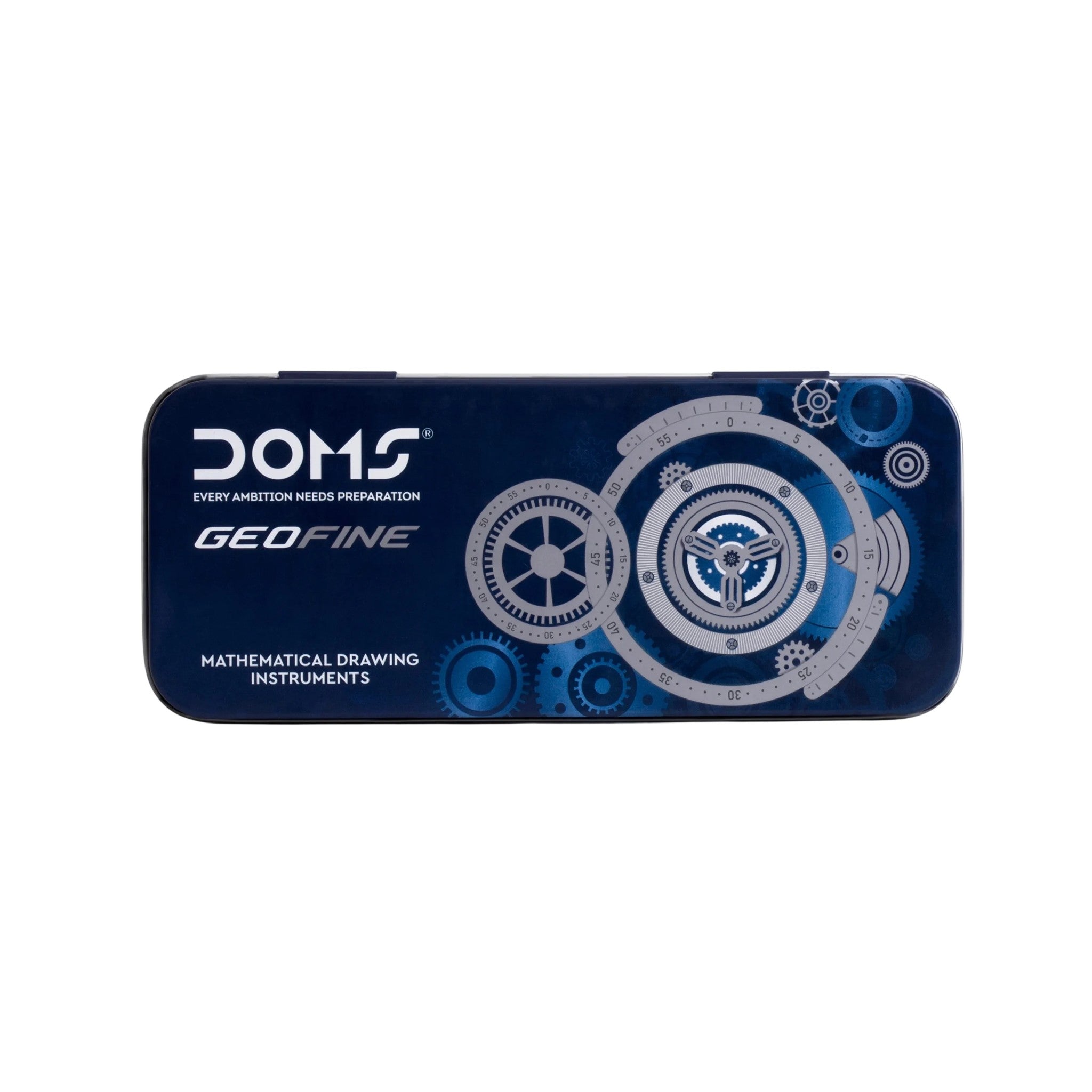 Doms Geometry Kit Plastic Blue 20*11*1.5 CM 3+
