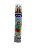 Doms Colored Pencil Plastic Multicolor 20x9x2.5 CM 12 Pcs 3+