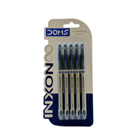 Doms Ballpoint Pen Plastic Blue 16*8.5*1.5 CM 5 Pcs 3+