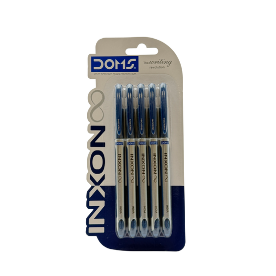 Doms Ballpoint Pen Plastic Blue 16*8.5*1.5 CM 5 Pcs 3+