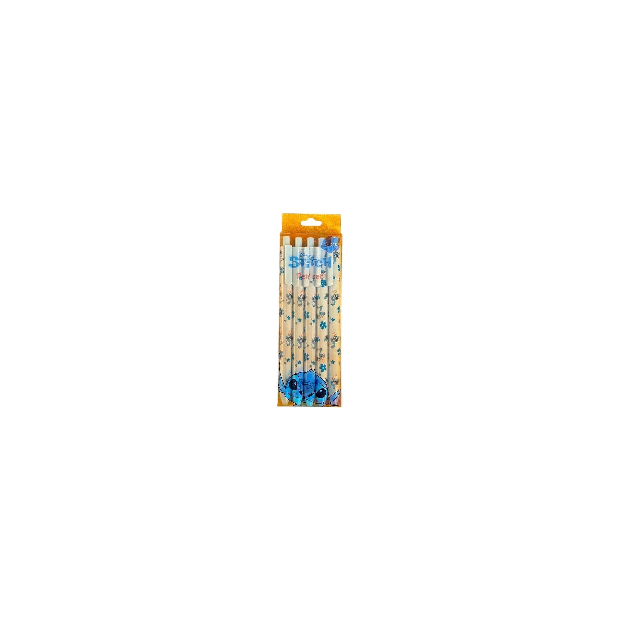 Disney Stitch Ballpoint Pen Plastic Blue 16.5 CM 5 Pcs 3+