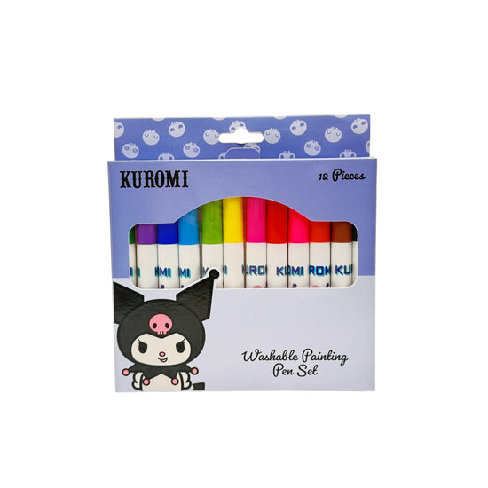 Sanrio Kuromi Felt Tip Pen 12 pcs
