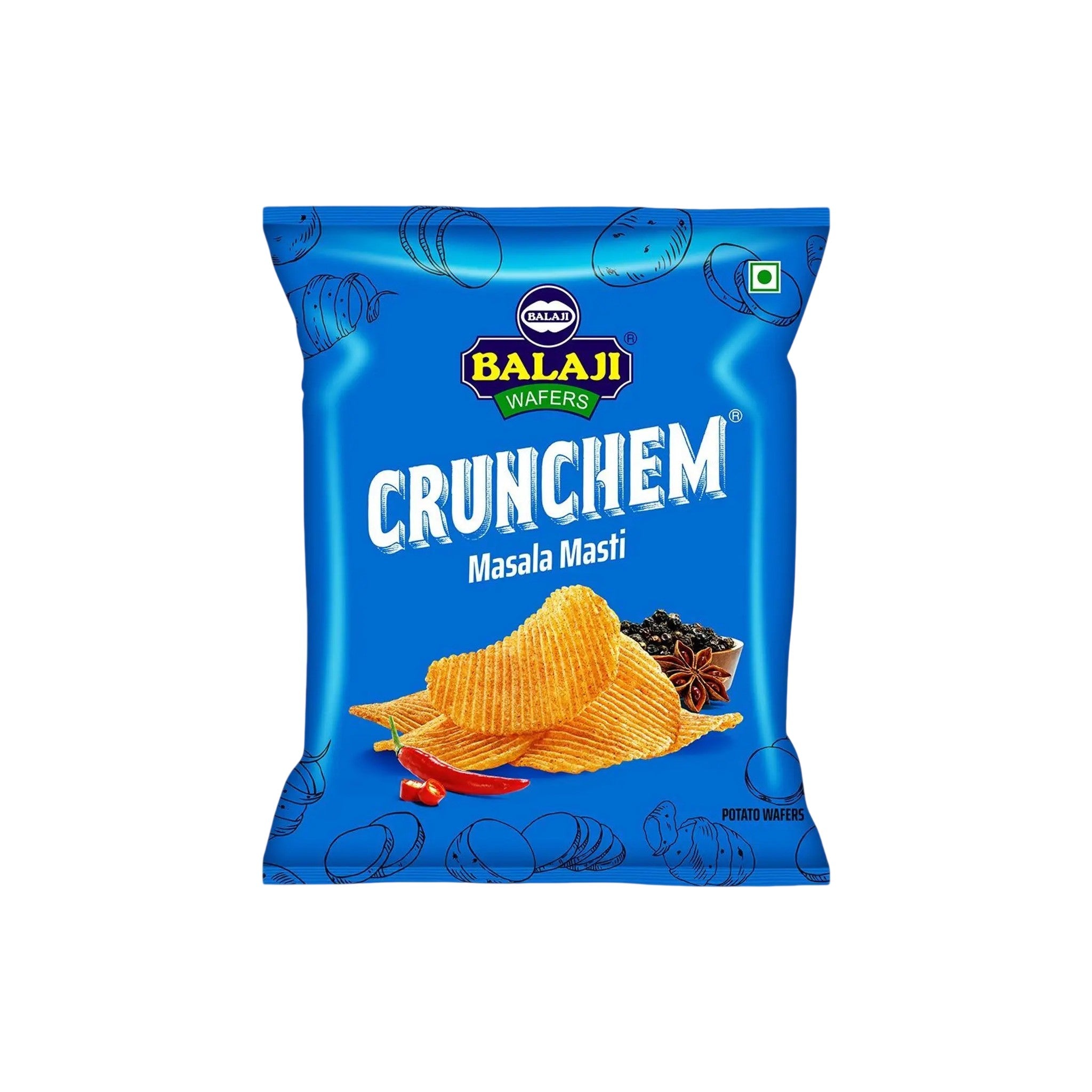 Balaji Wafers Crunchem Masala Masti 150 gm