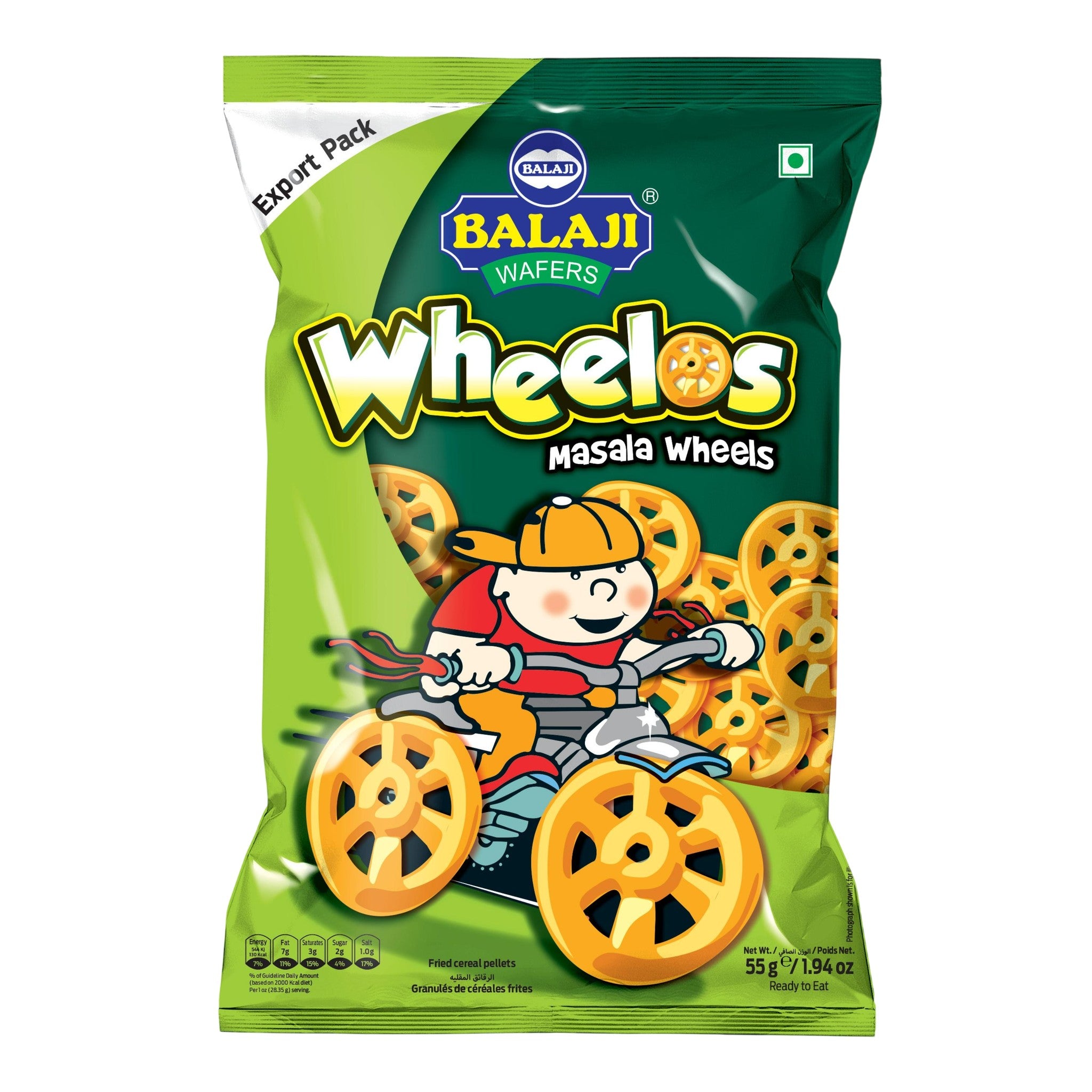 Balaji Wafers Wheelos Masala 55 gm