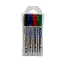 Doms Whiteboard Marker Plastic Multicolor 4 Pcs 3+
