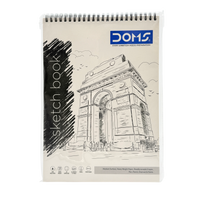 Doms Coloring Book Plastic Blue 29.7x21x1 CM 36 Sheets 3+