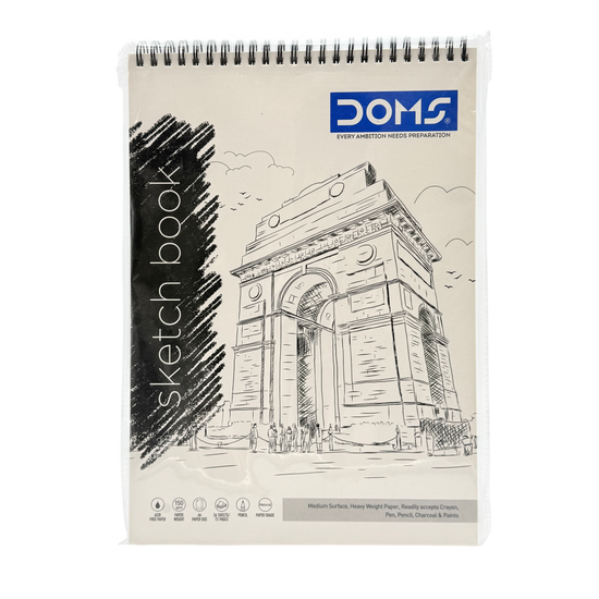 Doms Coloring Book Plastic Blue 29.7x21x1 CM 36 Sheets 3+