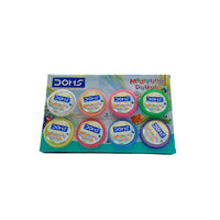 Doms Dough Can Plastic Multicolor 8 Pcs 3+