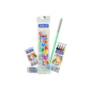 Doms Stationery Set Plastic Multicolor 6.5*5*1 CM 3+