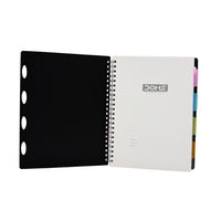 Doms A4 Plastic Notebook Black 120 Sheets 3+ AW26