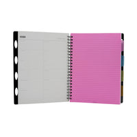 Doms A4 Plastic Notebook Black 120 Sheets 3+ AW26