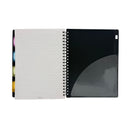 Doms A4 Plastic Notebook Black 120 Sheets 3+ AW26