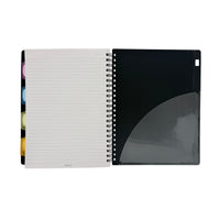 Doms A4 Plastic Notebook Black 120 Sheets 3+ AW26