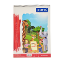 Doms Coloring Book Plastic Blue 15 Sheets 3+