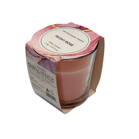 The Fragrance People Peony Rose Glass Candle 115 gm
