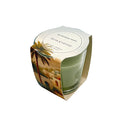 Pillar Candle Velvet Musk Scented Wax, Glass Grey 270 GM