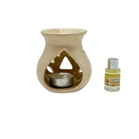 Oil Burner Tealight Warmer Cedar Nomade Oil, Ceramic, Wax Gr