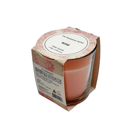 The Fragrance People Rose Glass Candle 115 gm