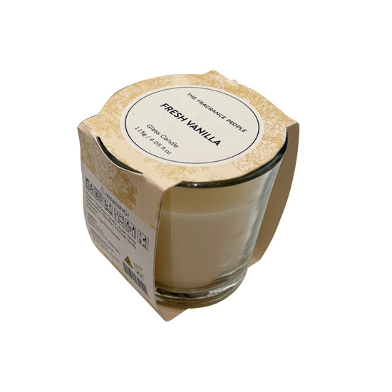 The Fragrance People Fresh Vanilla Glass Candle 115 gm