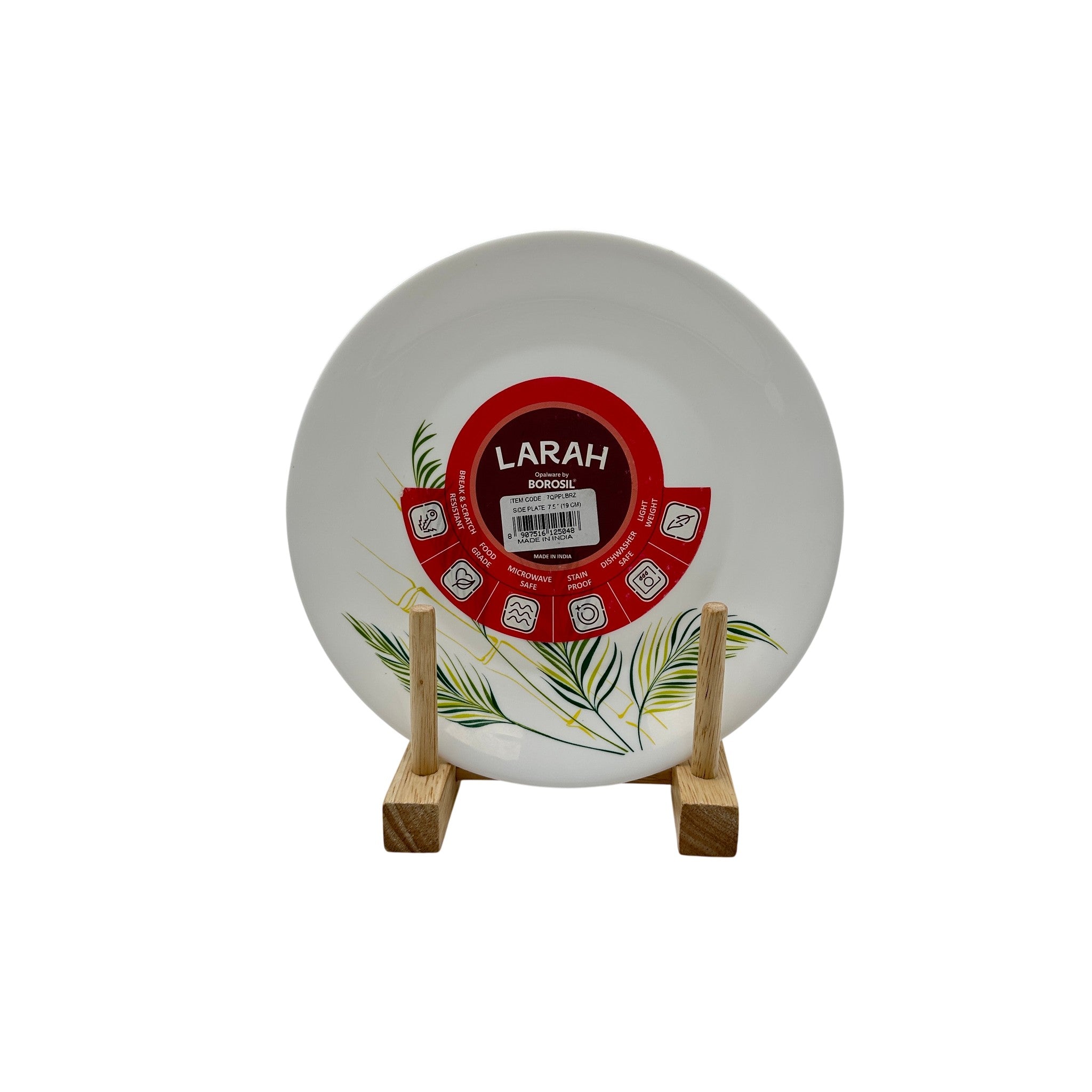 Larah Plano Breeze Opal Side Plate 7.5" (19 Cm)