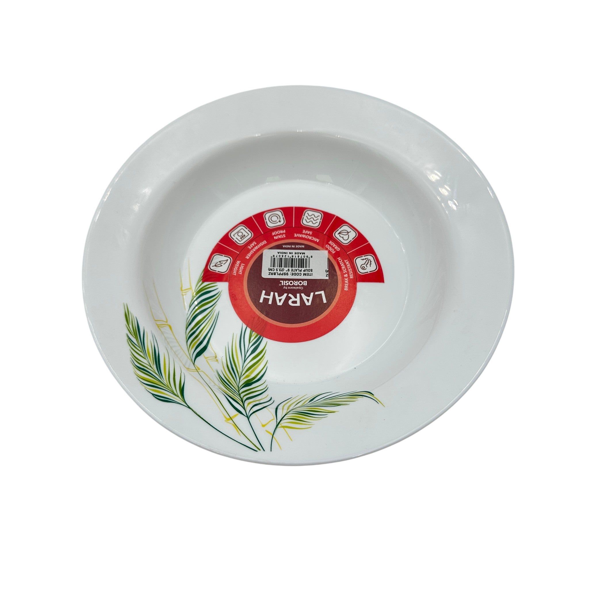Larah Plano Breeze Opal Soup Plate 9" (23.5 Cm)