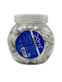 Doms Eraser Plastic White 17*8.5*8.5 CM 100 Pcs 3+