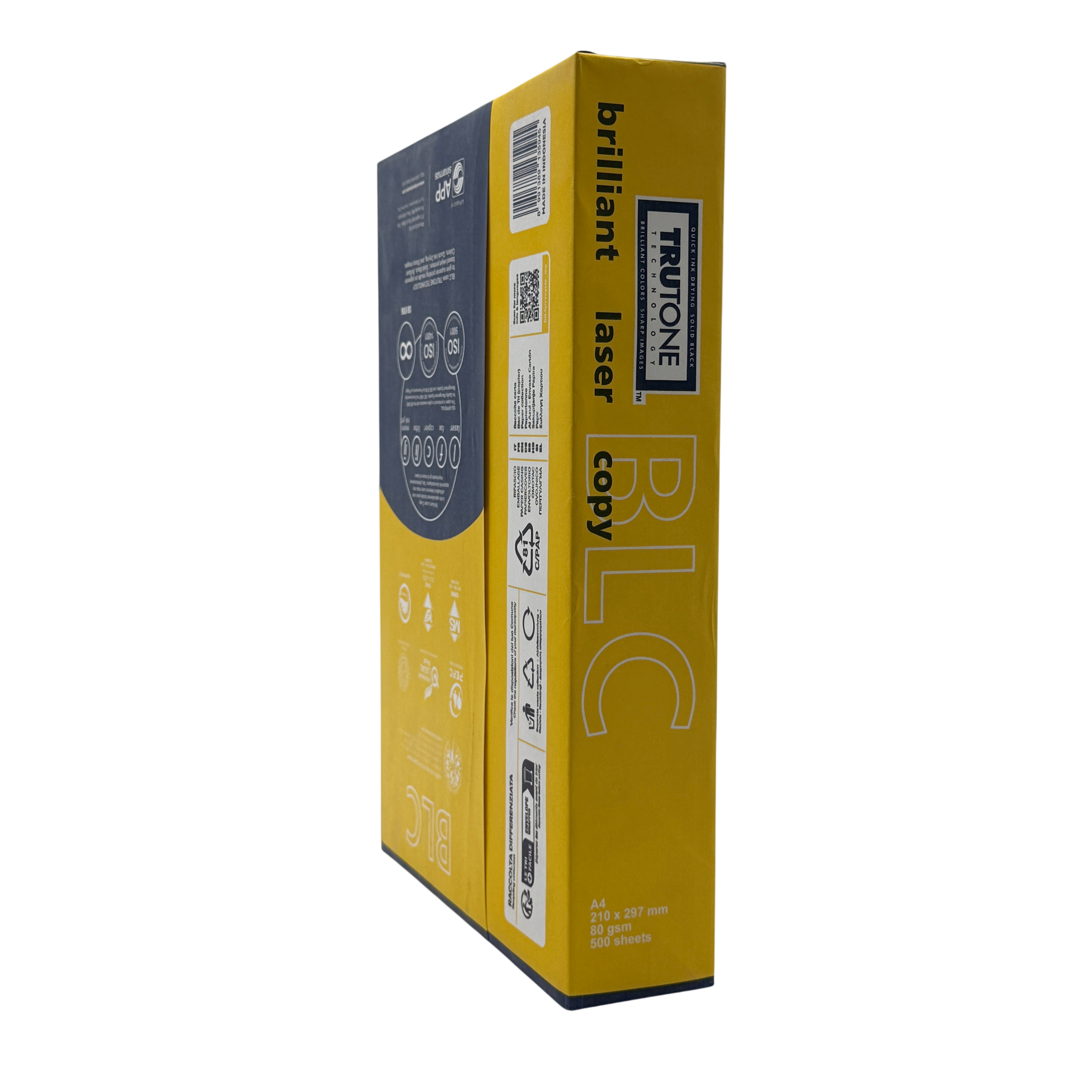 A4 size Printing Paper Plastic Yellow 30x21x5 CM 3+