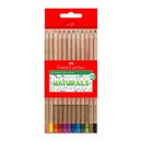 FABER-CASTELL NATURALS COLOUR PENCILS 12 COLOUR