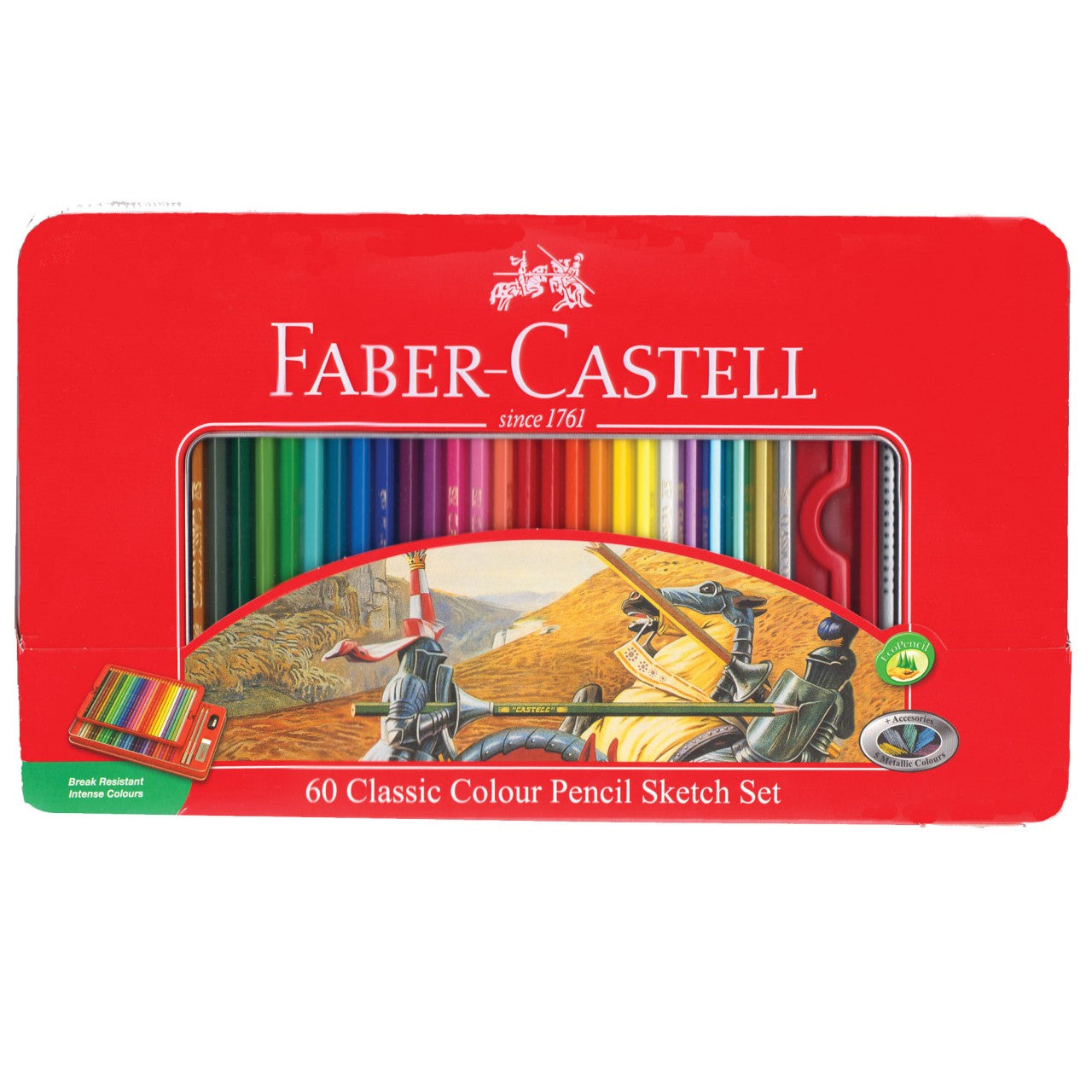 FABER-CASTELL CLASSIC COLOUR PENCILS 60 COLOUR  SKETCH SET FT