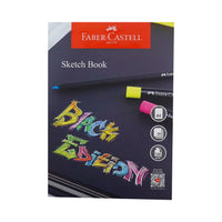 FABER-CASTELL BLACK EDITION SKETCH BOOK 150 GSM 20 SHEETS A4