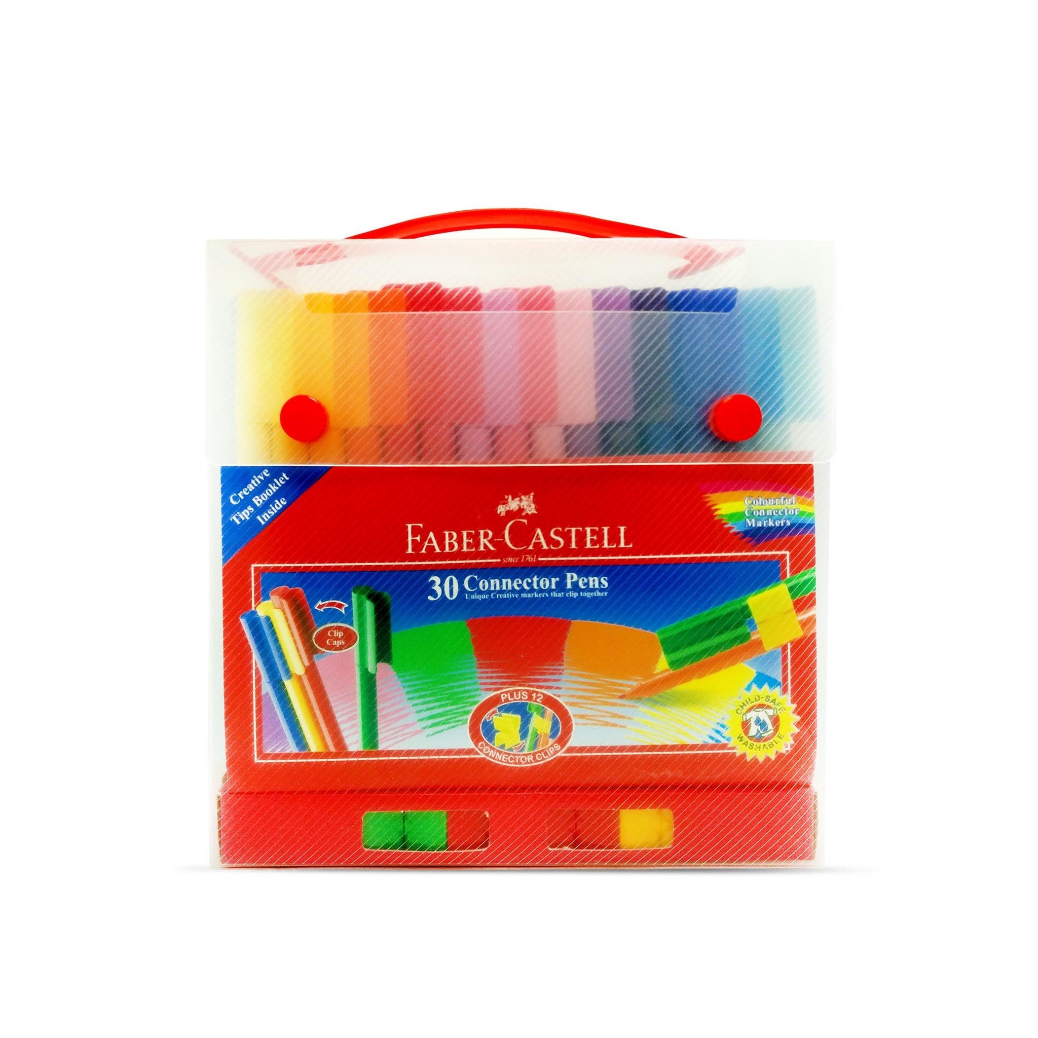 FABER-CASTELL CONNECTOR FELT PEN 30 COLOR IN A PP CASE