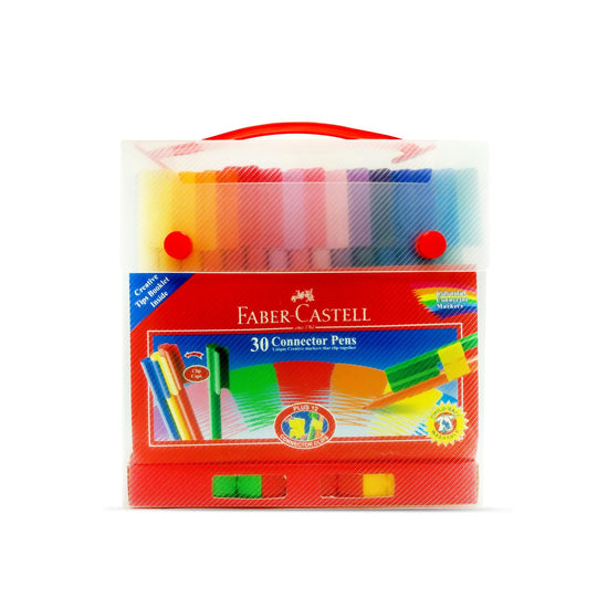 FABER-CASTELL CONNECTOR FELT PEN 30 COLOR IN A PP CASE