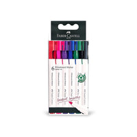 FABER-CASTELL WHITEBOARD MARKER SLIM WALLET OF 6PC