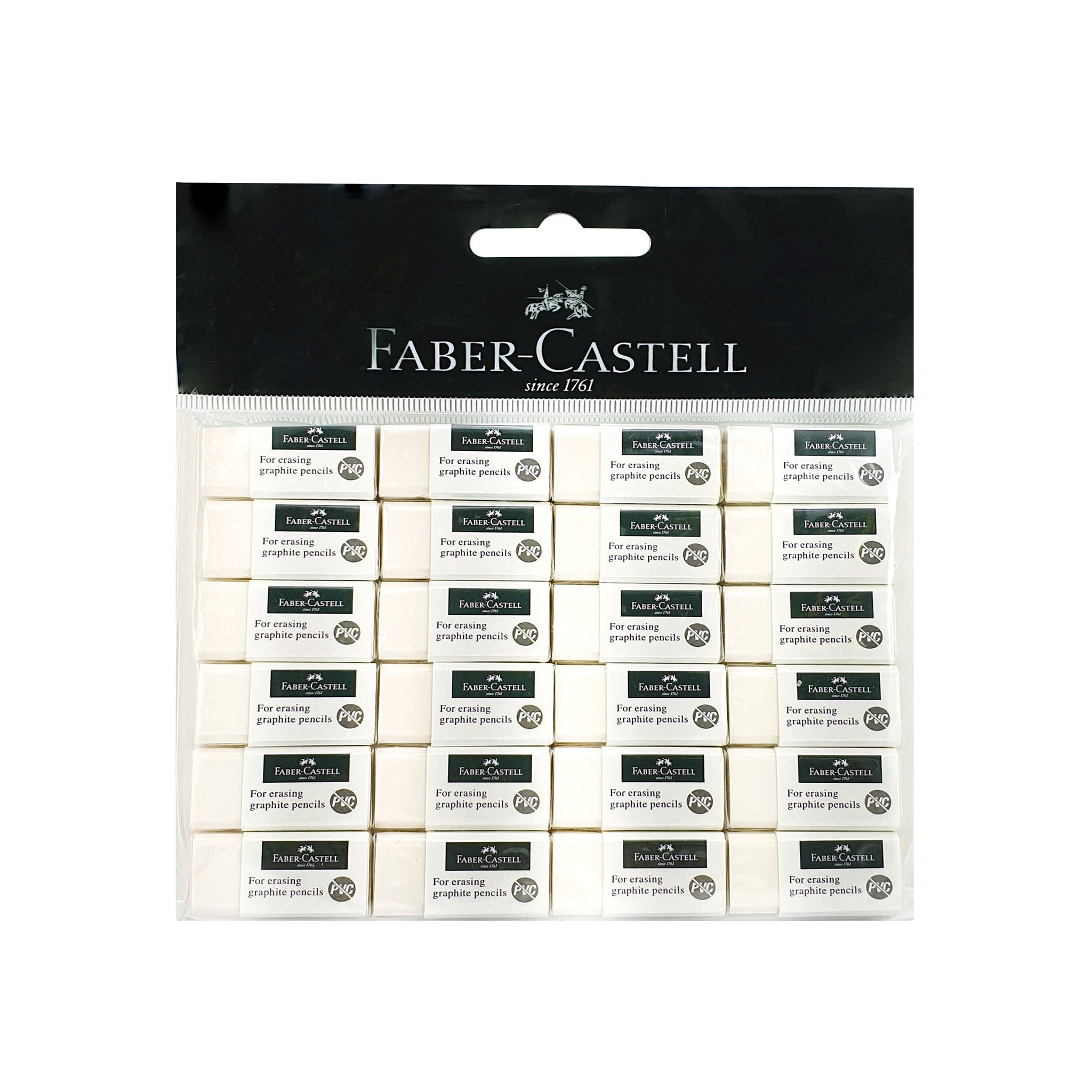 FABER-CASTELL PVC-FREE ERASER SMALL 24X